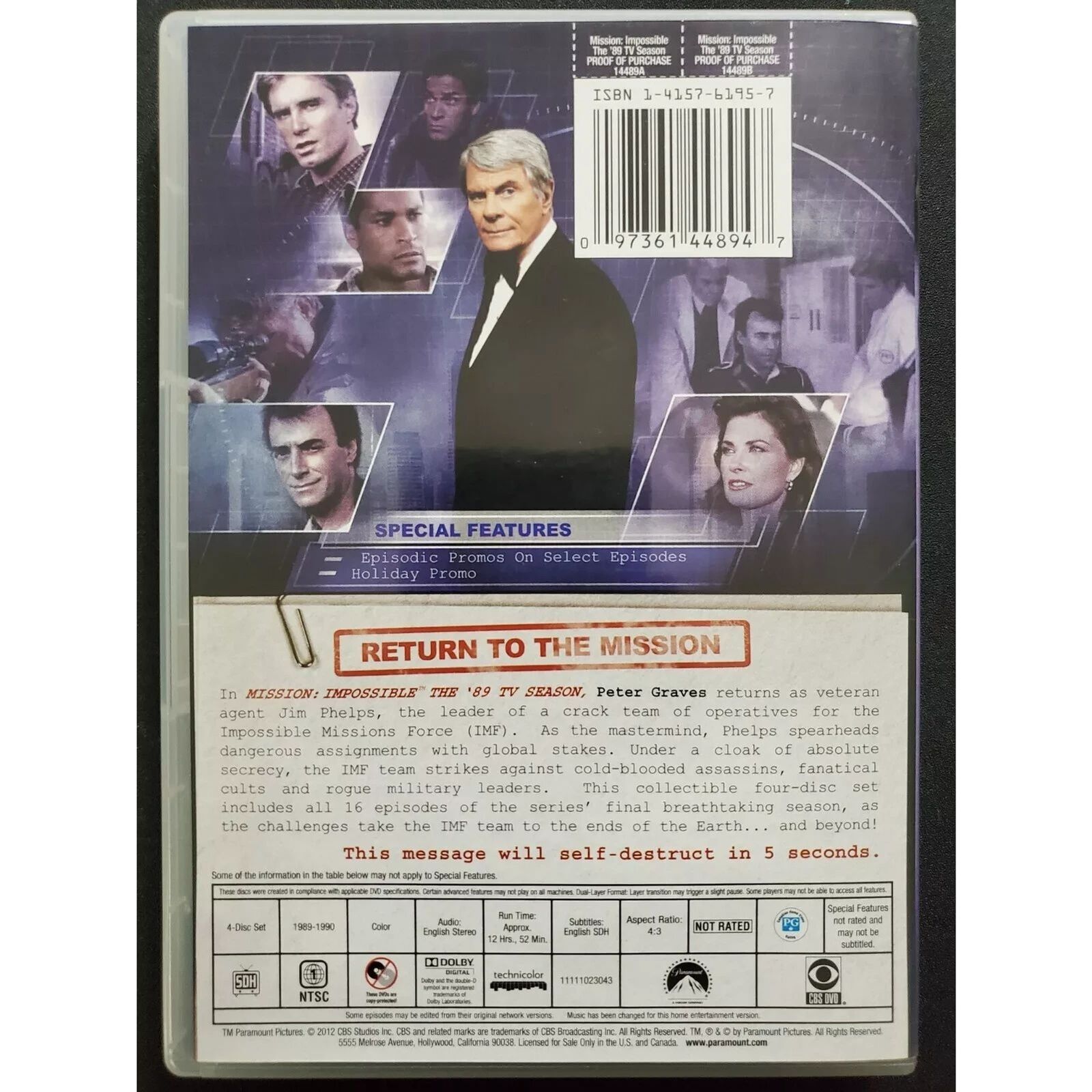 Mission Impossible '89 Season (DVD)