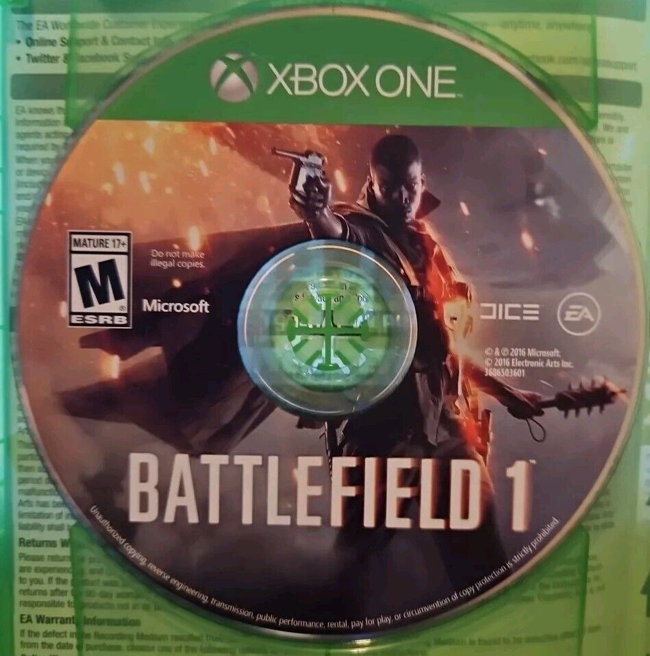 Battlefield 1 Early Enlister Deluxe Edition For Xbox One . Tested. Resealed