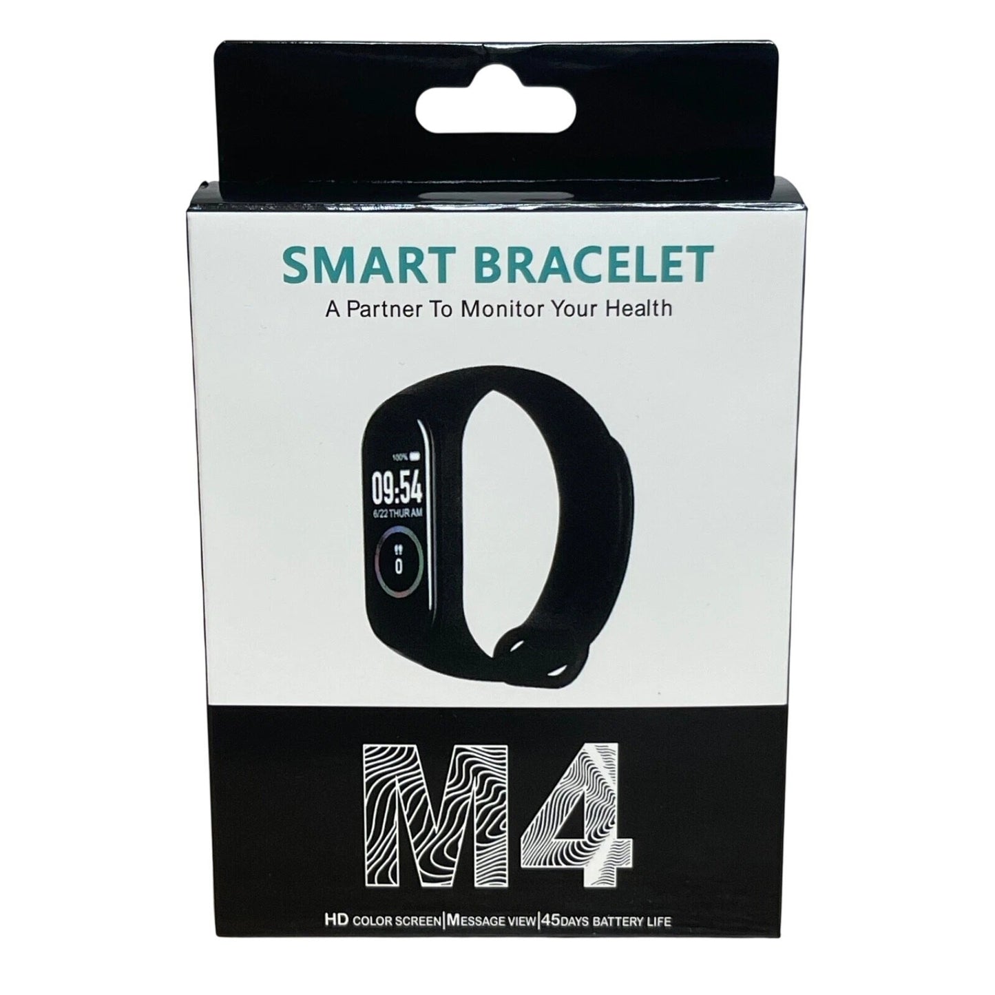 NEW M4 Smart Bracelet Bluetooth Connection Android 4.4+ & IOS above 8.5 Black