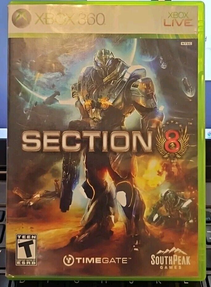 Section 8 -  Xbox 360 - Tested. No Scratches. New Case. Resealed