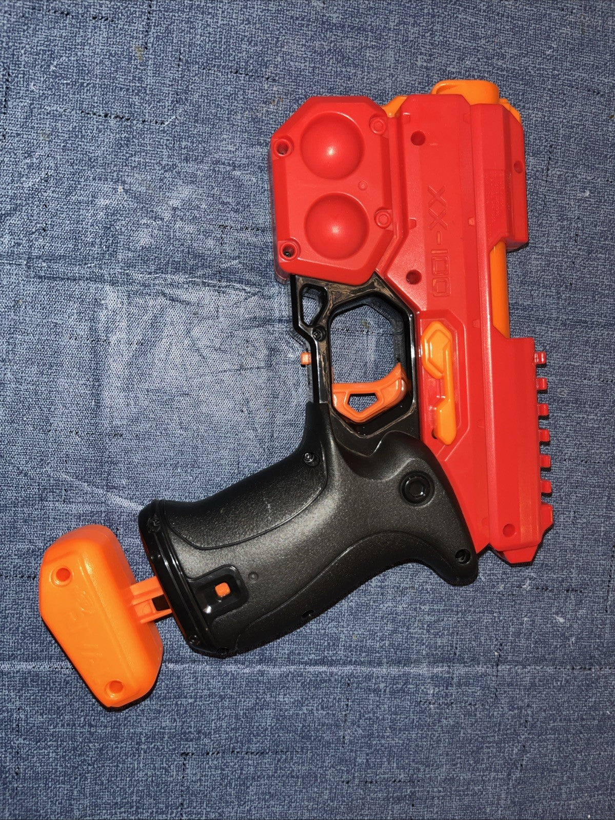 Nerf XX-100 Rival Pull Cocked Shingle Shot Pistol With Chamber Switched Access