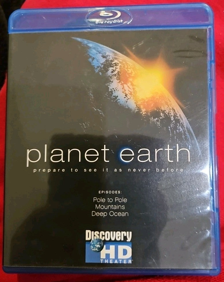 Planet Earth (Bluray) Pole to Pole, Mountains, Deep Ocean. New Sealed
