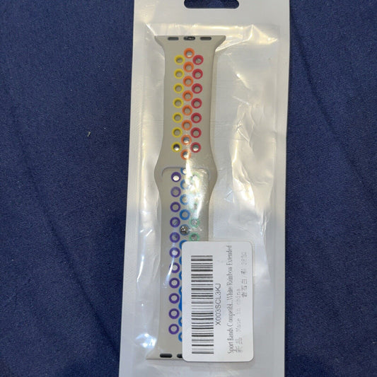 Rainbow Colored Apple Watch Band Fit 38/40/41mm fits 4,5,6,7,8,9 SE