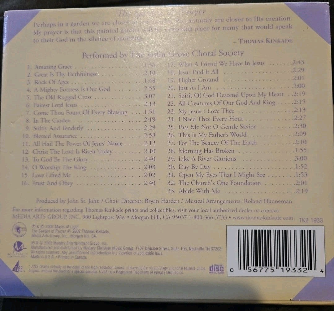33 Best Loved Hymns by Thomas Kinkade (CD, 2003) New Sealed