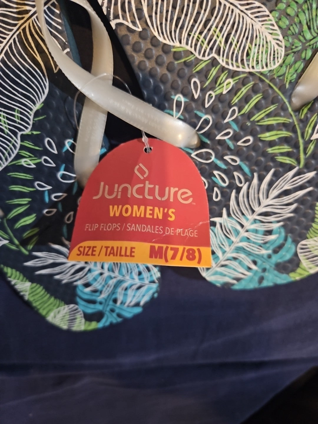 Juncture Women's Size 7/8 Flip Flops- New