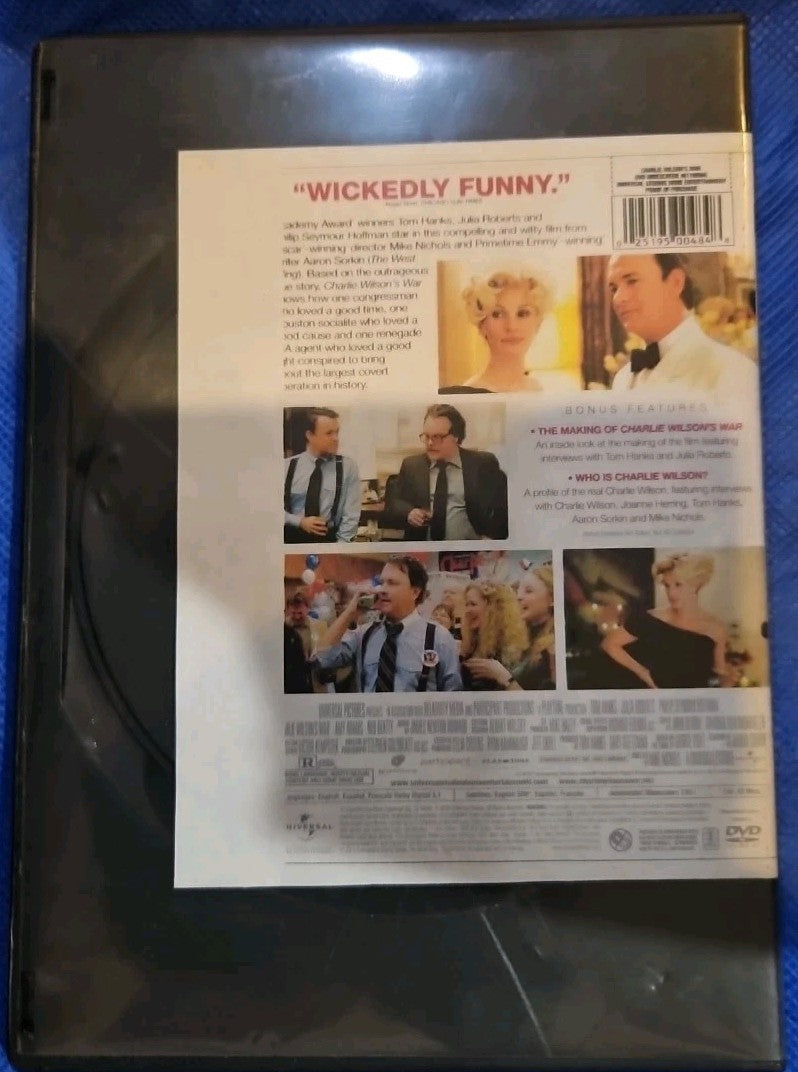 Charlie Wilson's War (DVD, 2007) Slim Case. Artwork Cropped. Tested