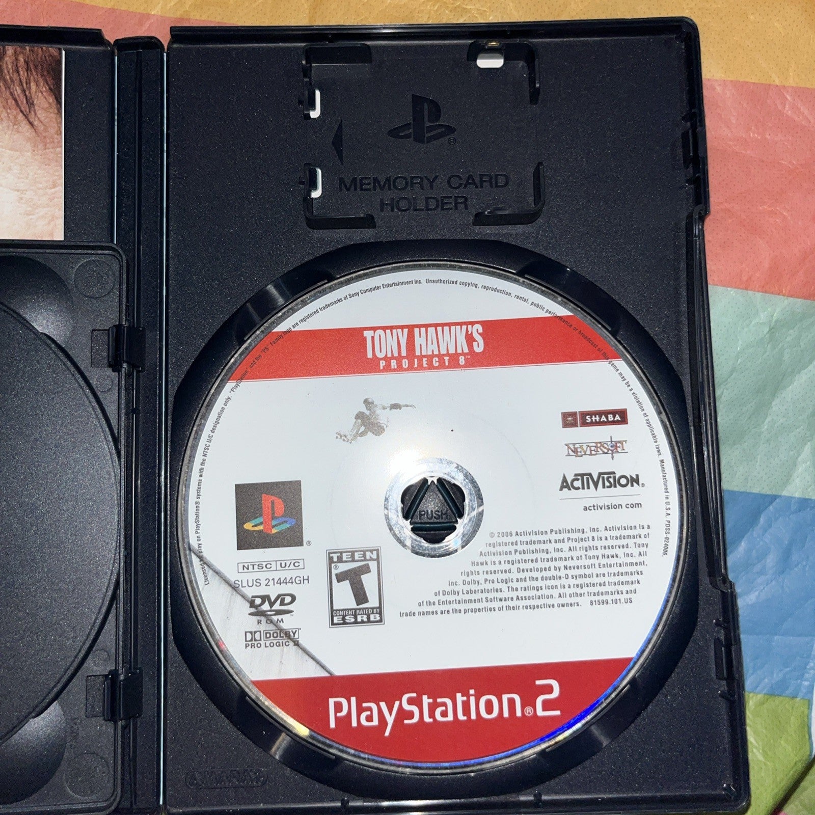 Tony Hawks Project 8 Greatest Hits (PS2) CIB w/ Manual. Tested. See Pics