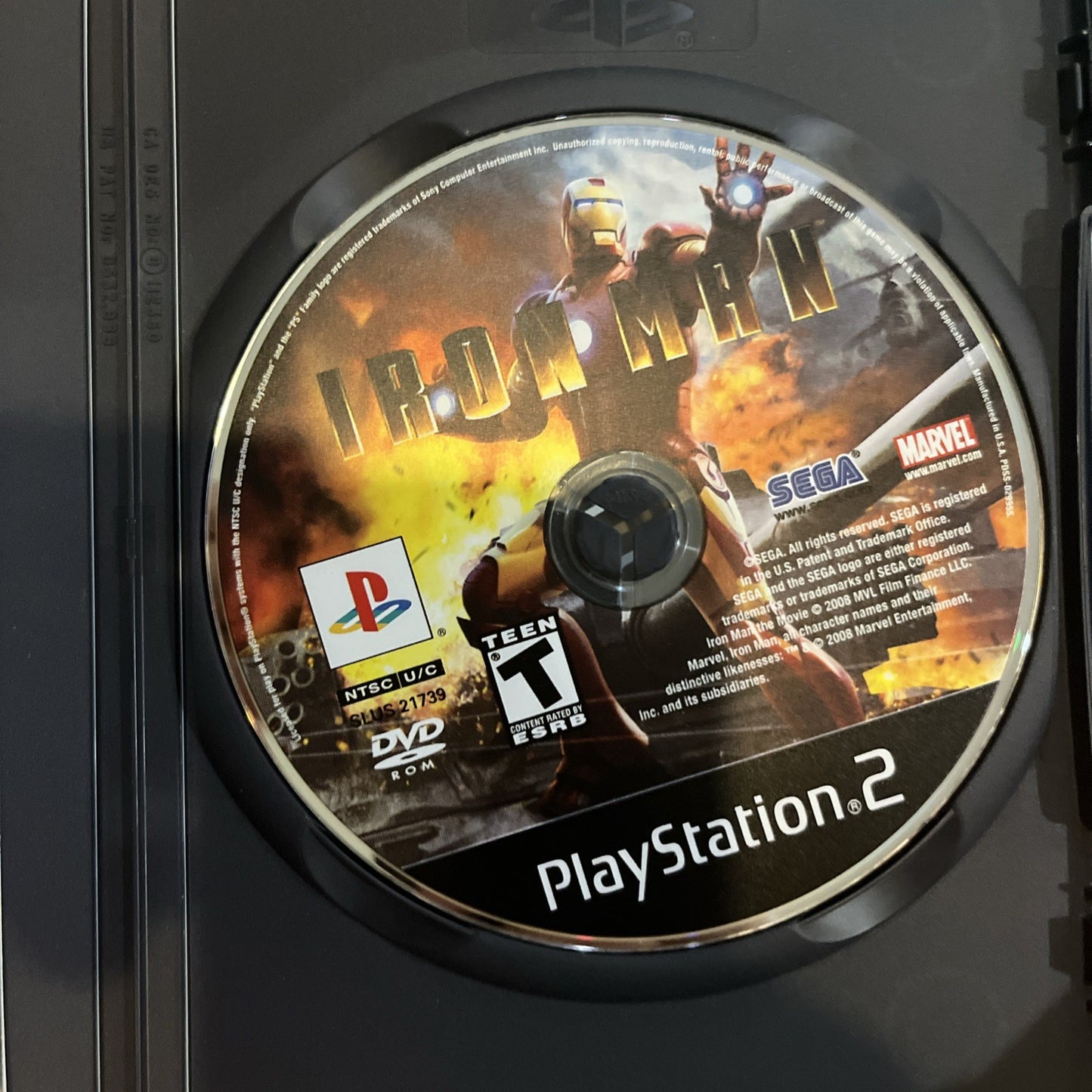 Iron Man (PS2) Tested. Manual. Original Case.