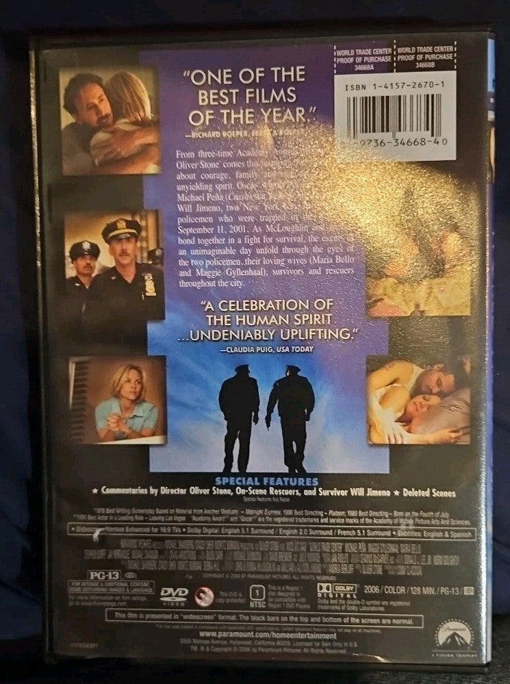World Trade Center (DVD, 2006, Widescreen Version Sensormatic)