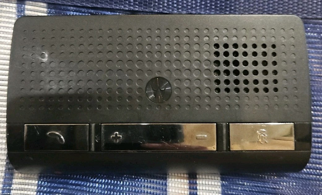 Motorola SYN3104A T215 Bluetooth Portable Car Speakerphone Tested No Visot Clips