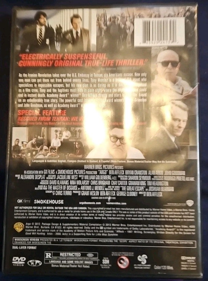 Argo (DVD, 2012) Sealed