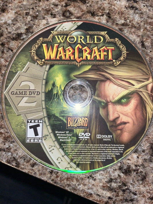 World of Warcraft game DVD replacement disc 2