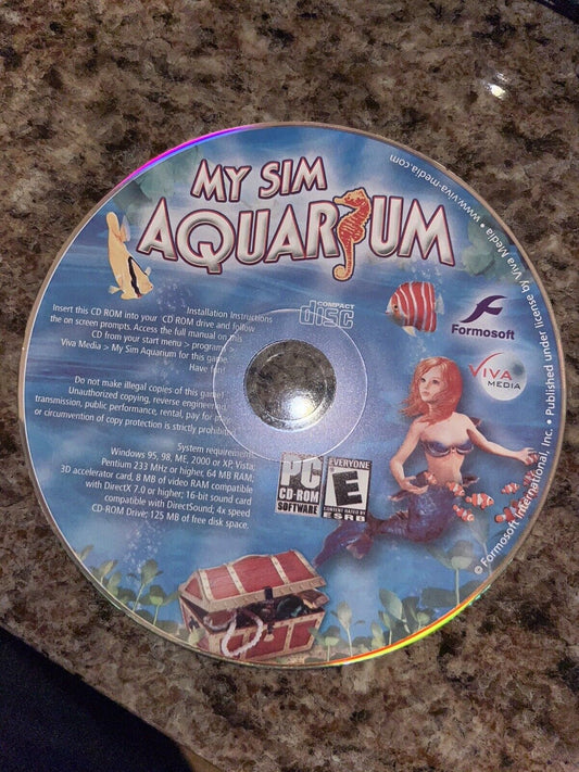 My Sim Aquarium pC Replacement Disc