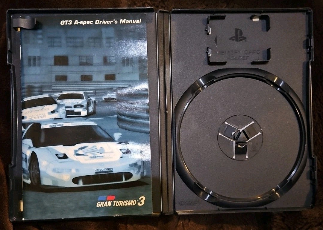 Gran Turismo 3 A-spec Video Game (PS2) No Game. Artwork + Manual + Case  ONLY
