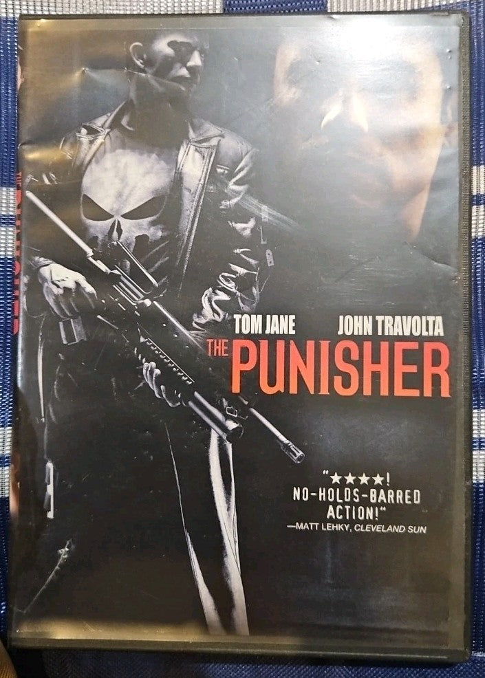 The Punisher (DVD, 2004) Slim case tested cropped artwork