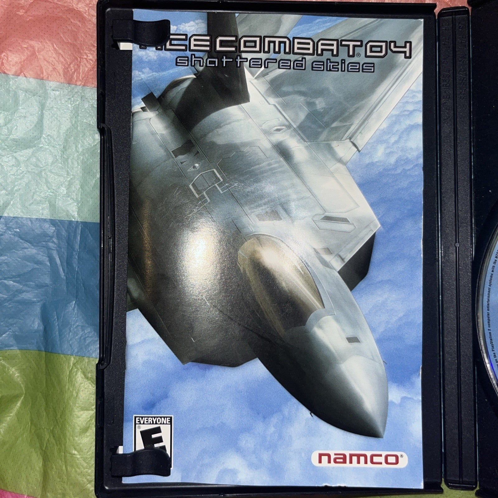 Ace Combat 04: Shattered Skies Greatest Hits (PS2) Tested. Manual. Original Case