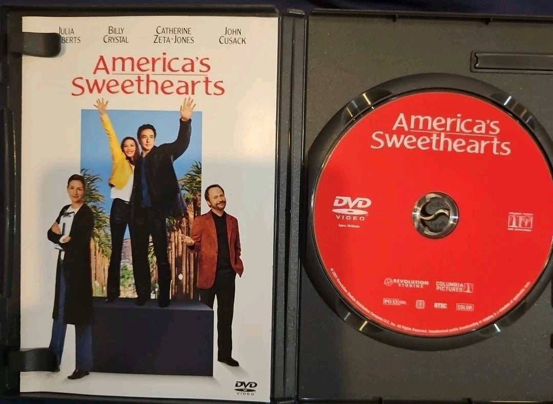 America's Sweethearts (DVD, 2001) Moisture Damaged Artwork