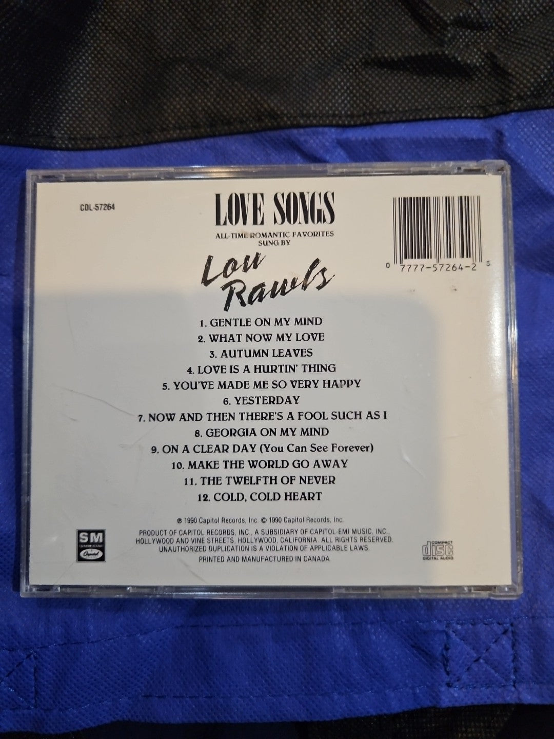 Love Songs by Lou Rawls (CD, 1995)