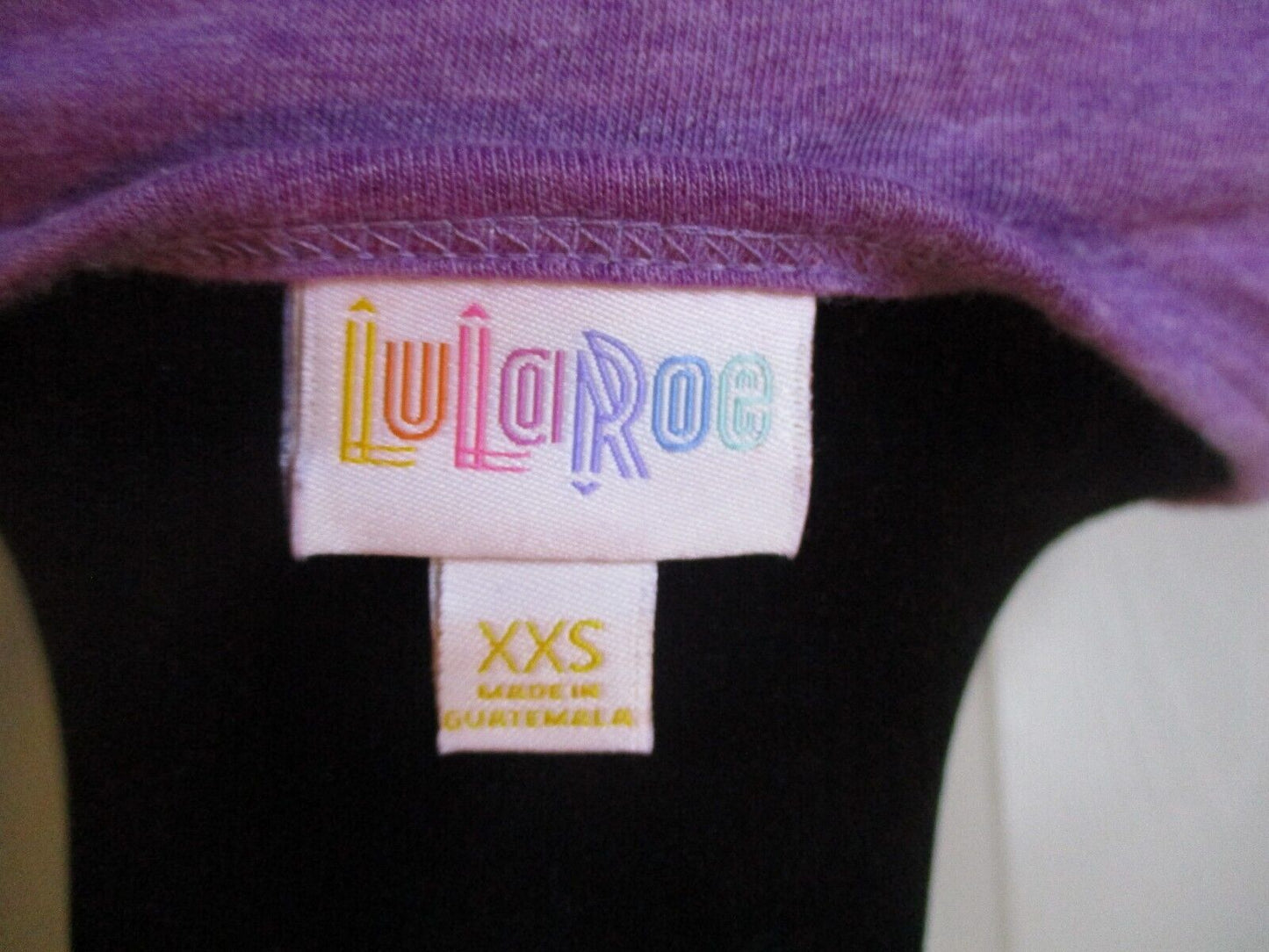 LuLaRoe Irma Heathered Purple Tunic XXS NWOT