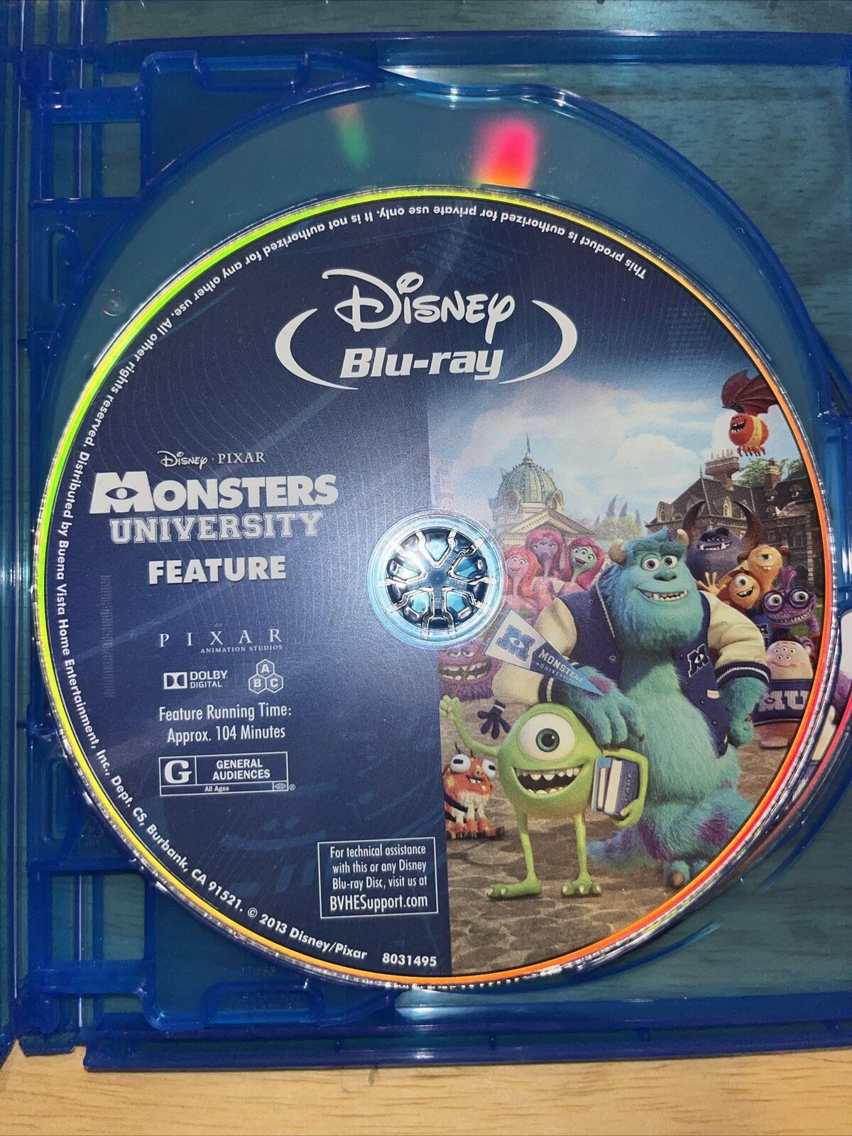 Monsters University (DVD, Blu-ray, Bonus Bluray, 2013)