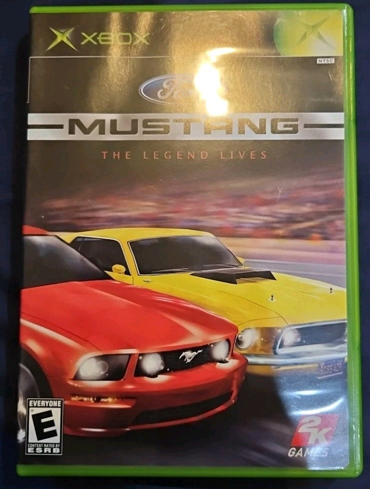Ford Mustang: The Legend Lives (Microsoft Xbox, 2005) Tested. New Case. No Scrat