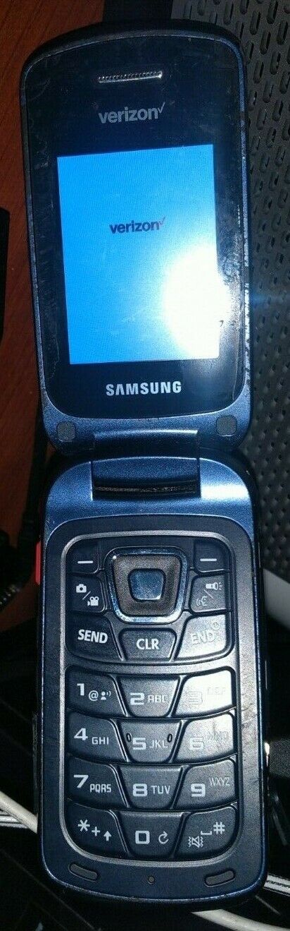  Samsung Convoy 4 B690 - Black (Verizon) Flip Cell Phone !!FOR PARTS ONLY!!