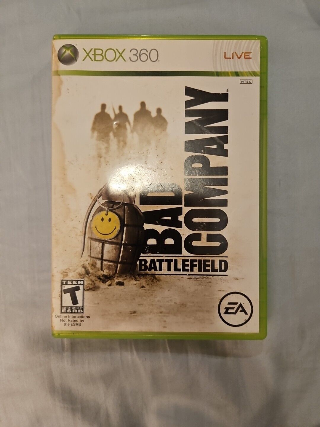 Xbox 360 : Battlefield: Bad Company Stained artwork. Has manual. Tested