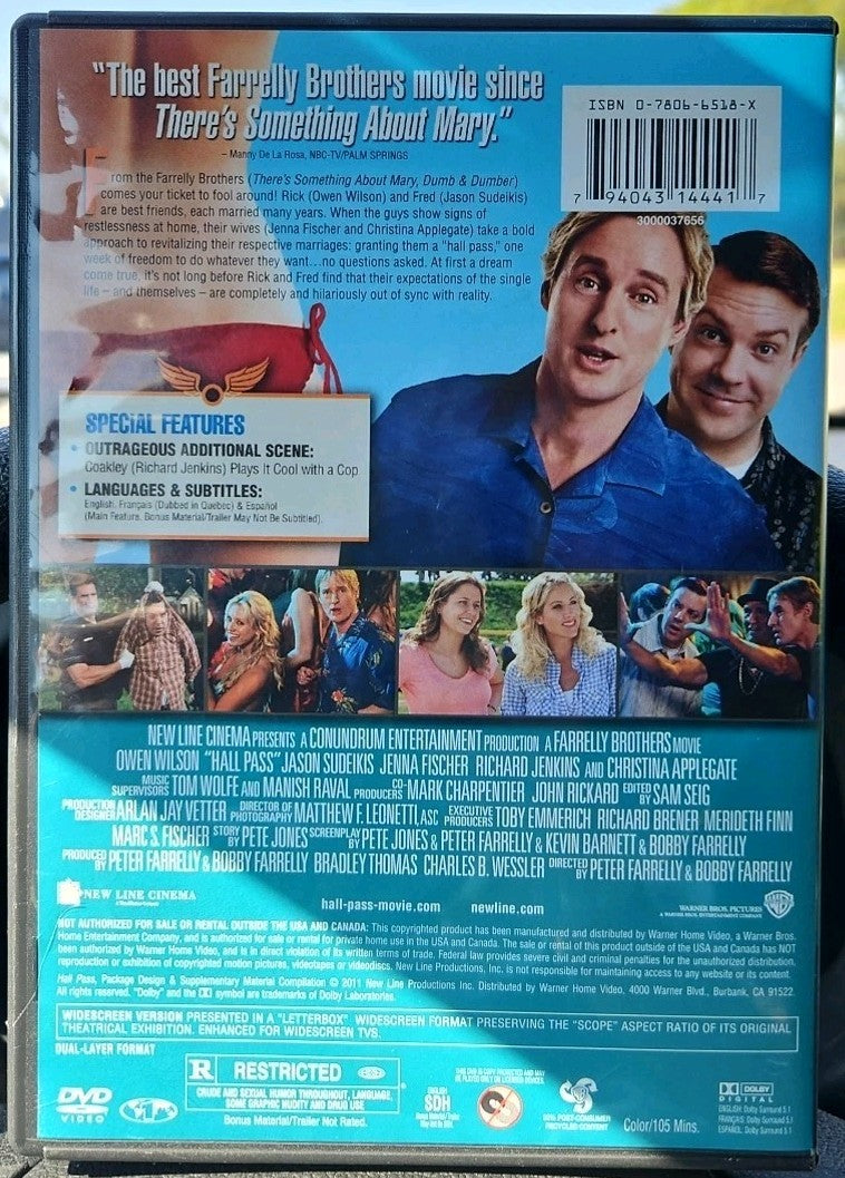 Hall Pass (DVD, 2011) New Sealed