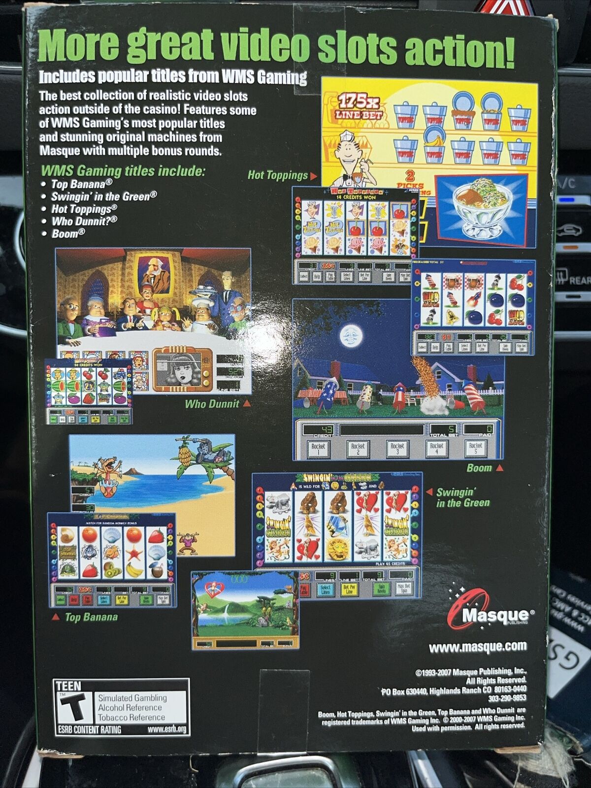 Slots Featuring WMS Gaming II (Windows/Mac, 2008)