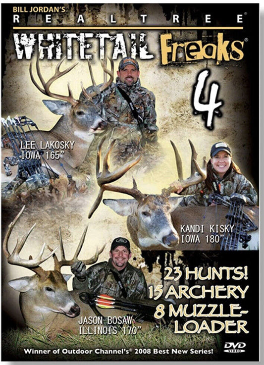 Realtree Whitetail Freaks 4 DVD Video (2009 Release)  ***NEW SEALED***