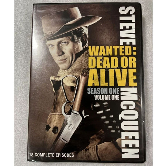 Wanted: Dead or Alive (DVD) Season 1 Volume 1 Brand New Sealed - Steve McQueen