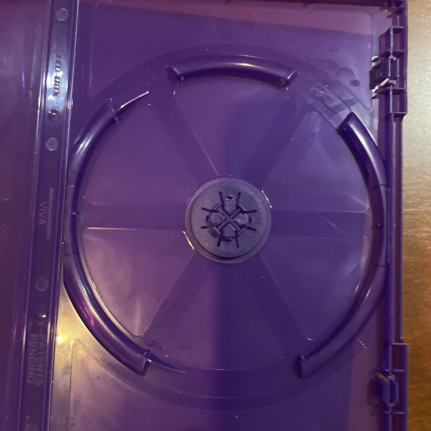 Qty = 4 Used DVD / XBOX 360  Kinect Cases. Undamaged - Purple