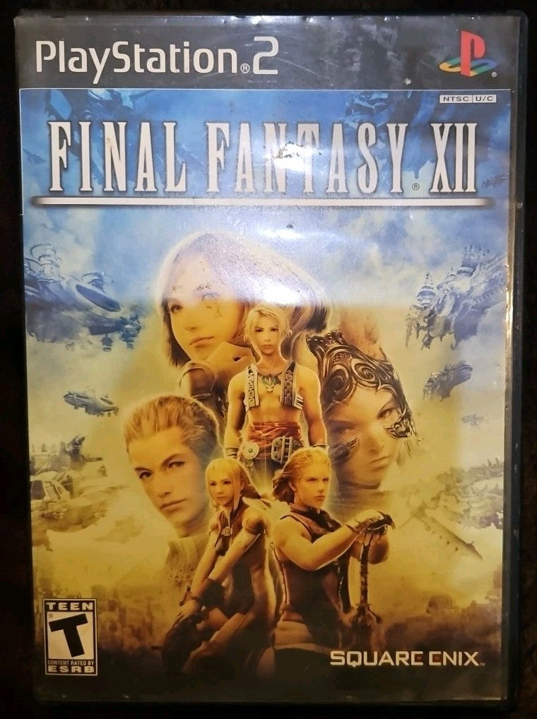 Final Fantasy XII (Sony PlayStation 2, 2006) No Game. Case. Artwork. Manual ONLY