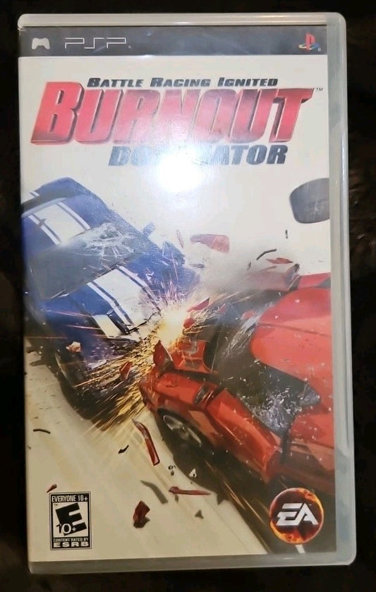 Burnout Dominator - (PSP) No Game. Case + Box Art. No Manual