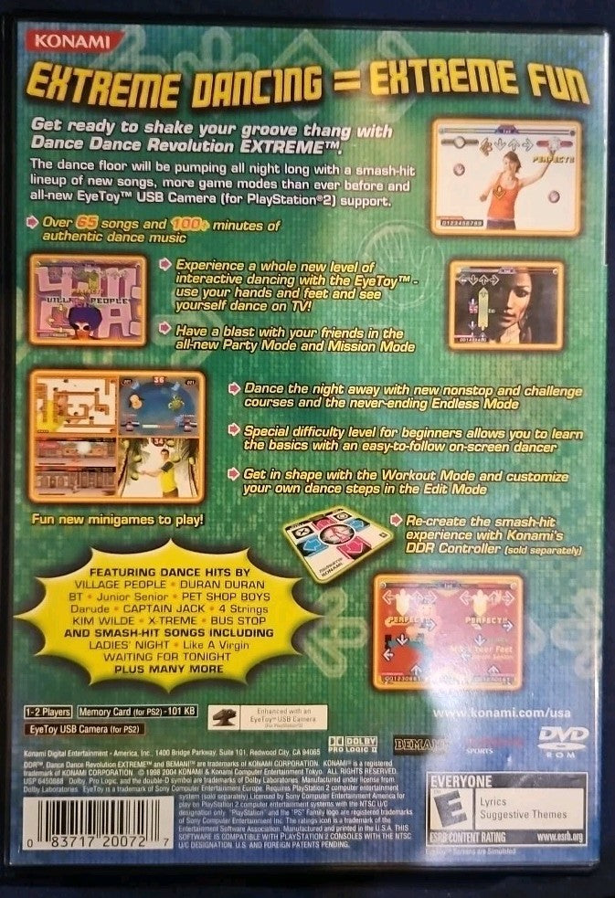 Dance Dance Revolution Extreme Greatest Hits (PS2) No Game. Case + Manual OnLY