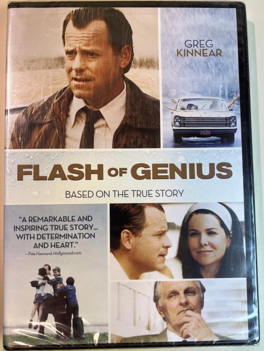 New Old Stock - Flash of Genius (DVD), True Story, Greg Kinnear, Bonus
