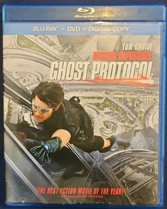 Mission: Impossible: Ghost Protocol (Blu-ray) No DVD. No Digital Download