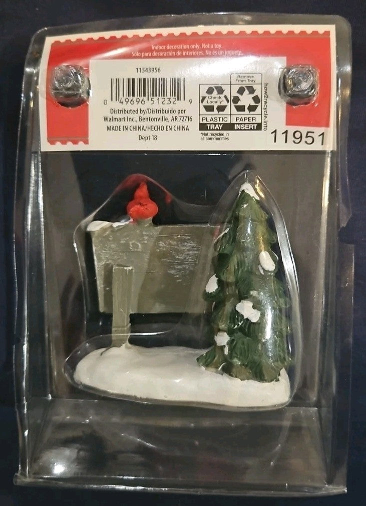 Holiday Time Merry Christmas Sign Figurine