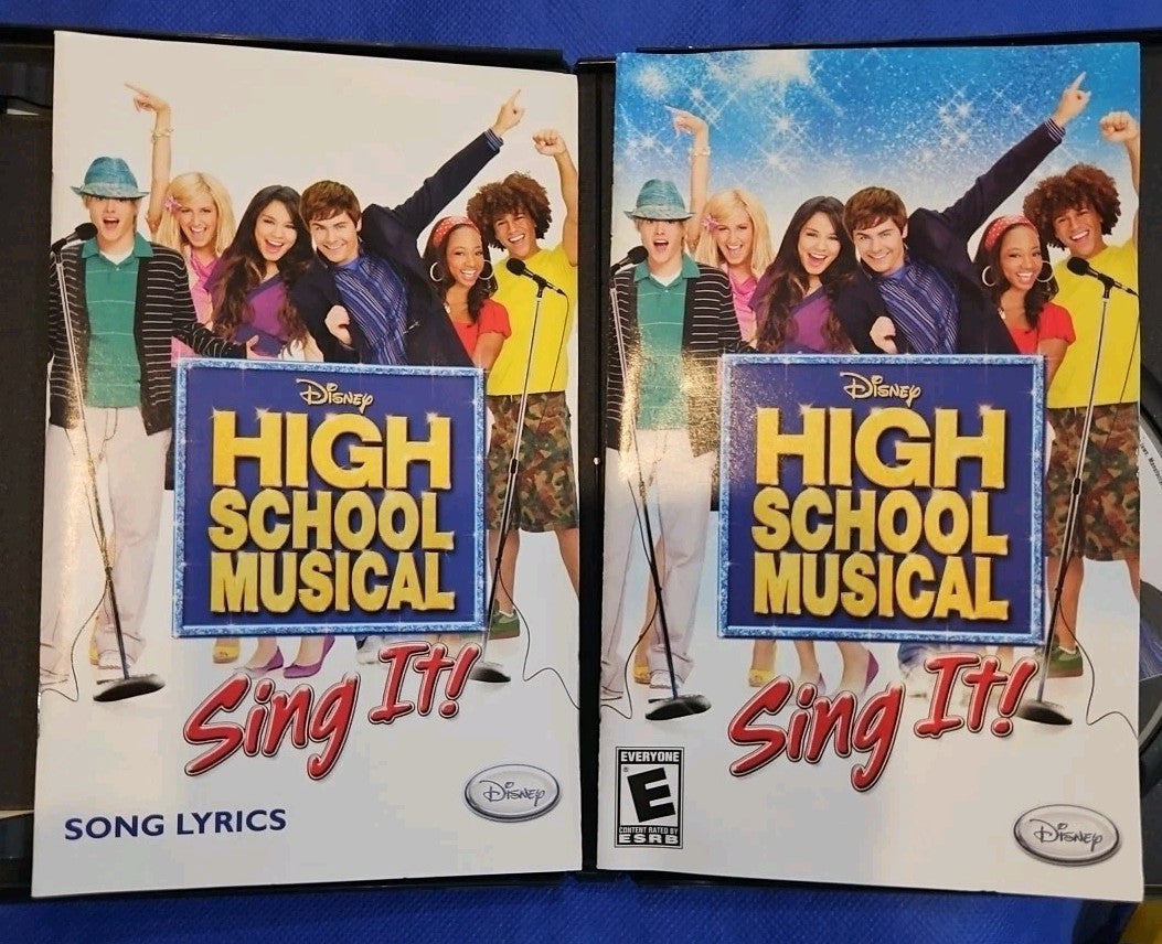High School Musical: Sing It (PS2) Tested. Manual. Lyrics. Mint