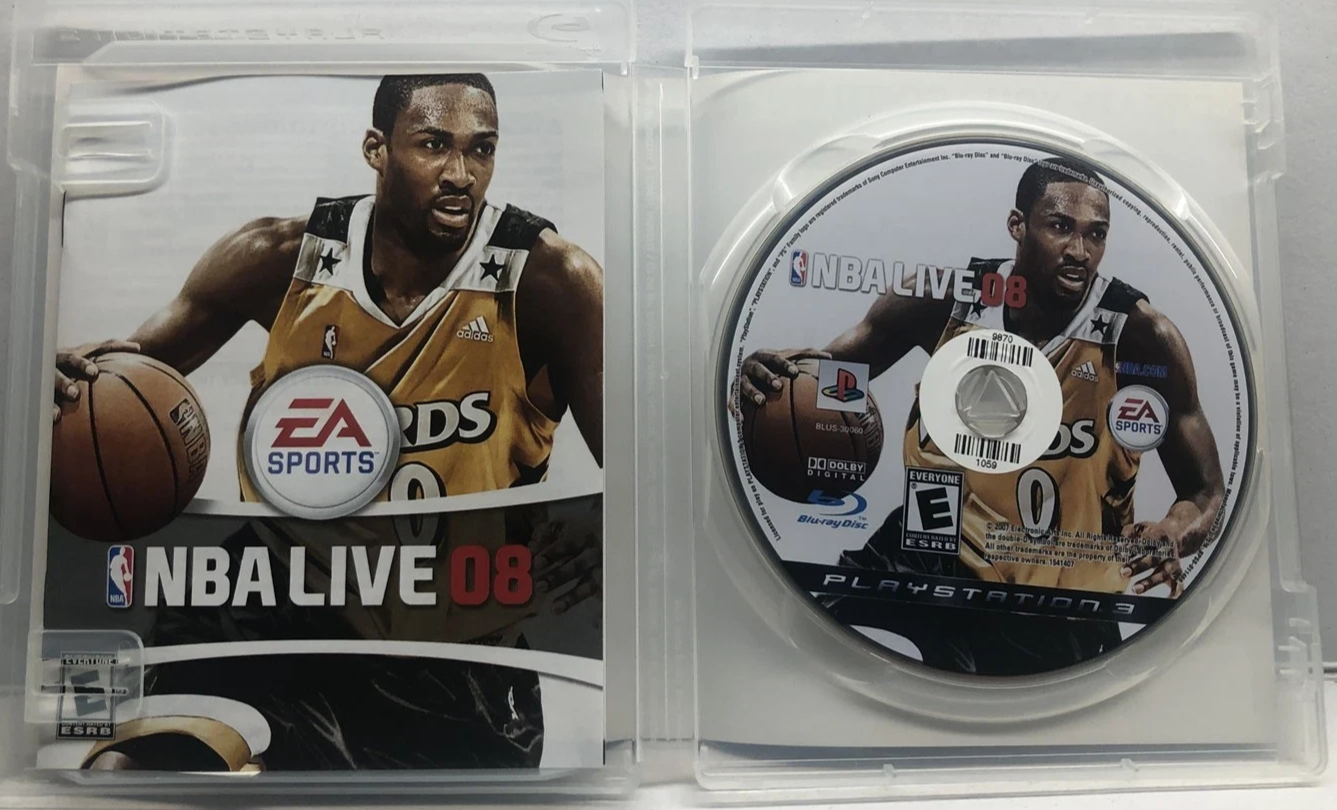 NBA Live 08 (PlayStation 3, 2007) Complete Tested Working -