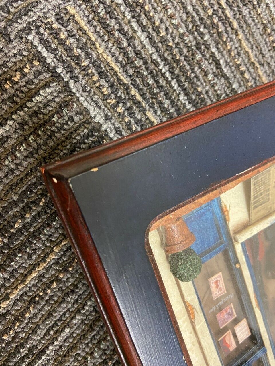 Arister #880473 Shadow Box "Music Shop" Wall Clock