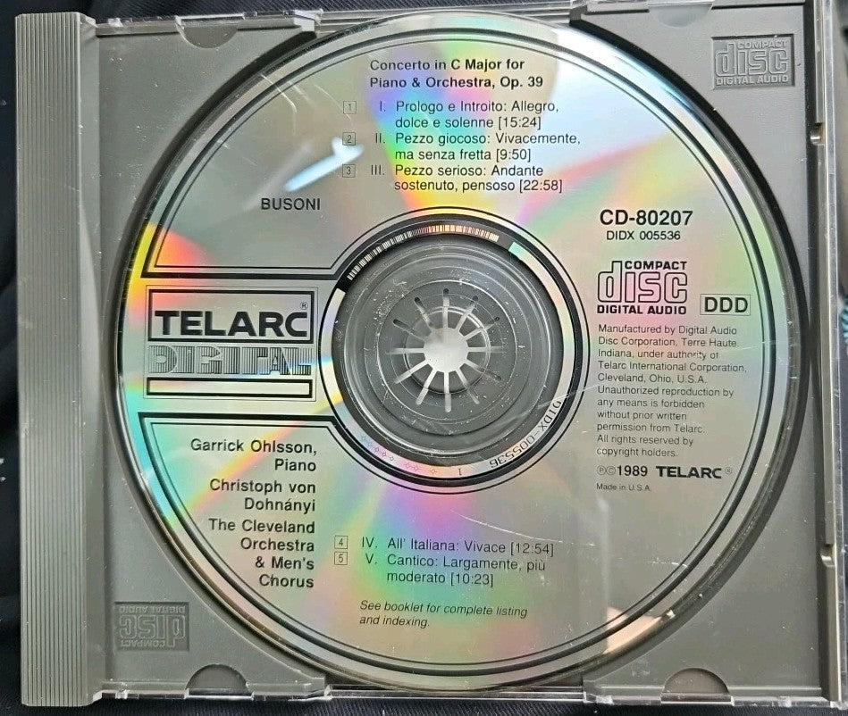Piano Concerto by Garrick Ohlsson (CD, 2002)