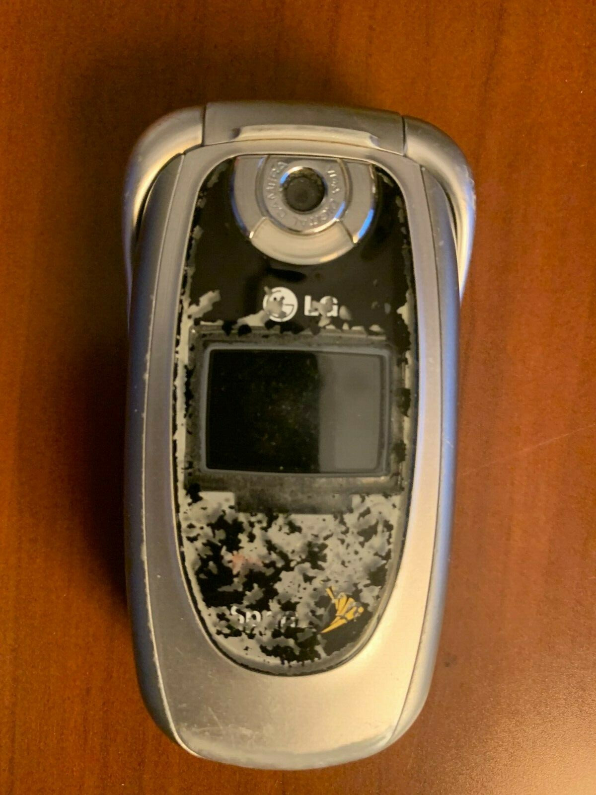  LG PM-225 - Silver (Sprint) Cellular Phone !! For Parts Only !! 