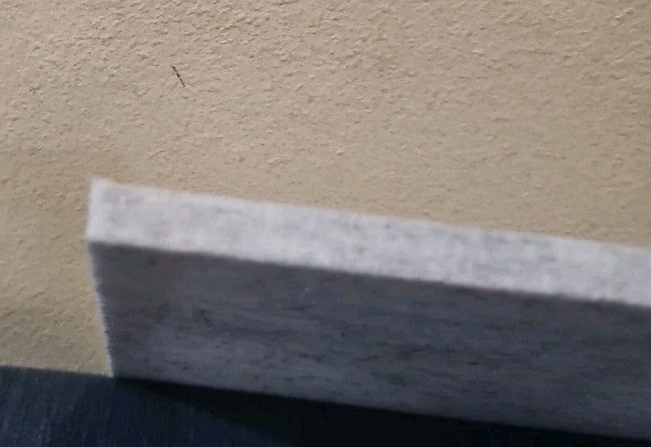 12" x 12" Gray Felt Tile 3/8"for Padding, Acoustic, Or Thermal Isolation