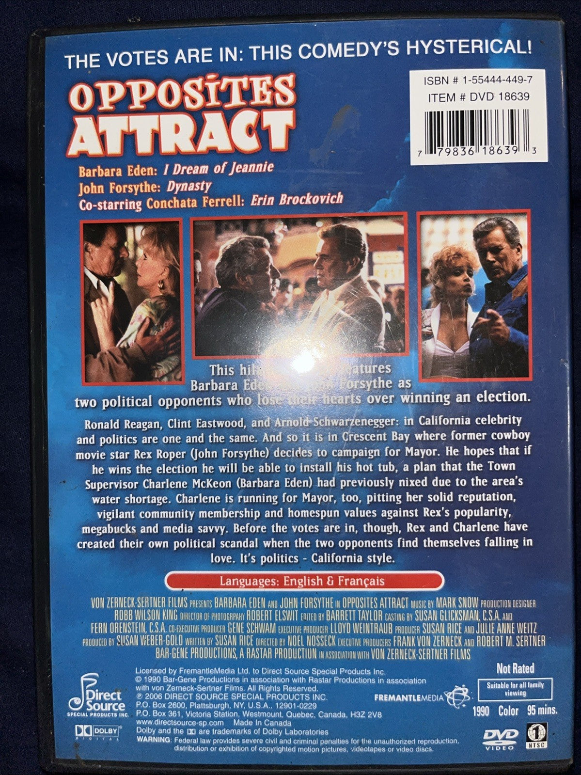 Opposites Attract (DVD, 1990) Sealed