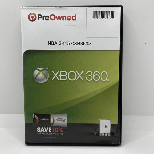 NBA 2K15 (Microsoft Xbox 360, 2014)