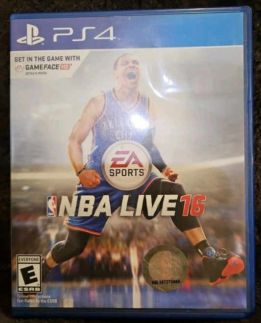 NBA Live 16 (2015) PS4. No Game. Case. Box Art Only