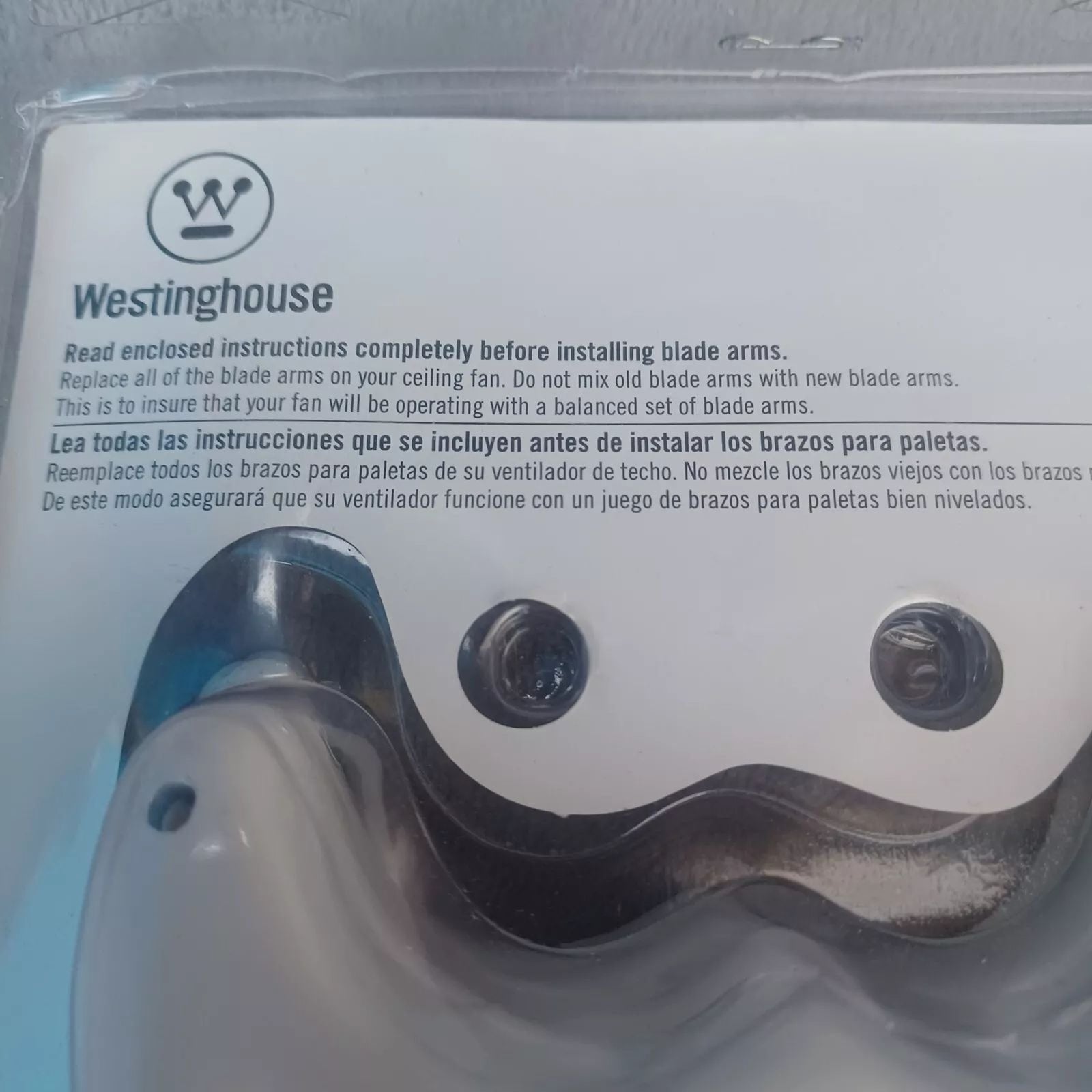 Westinghouse 42" Ceiling Blade Arms - 3 Blade Arms - Open Box