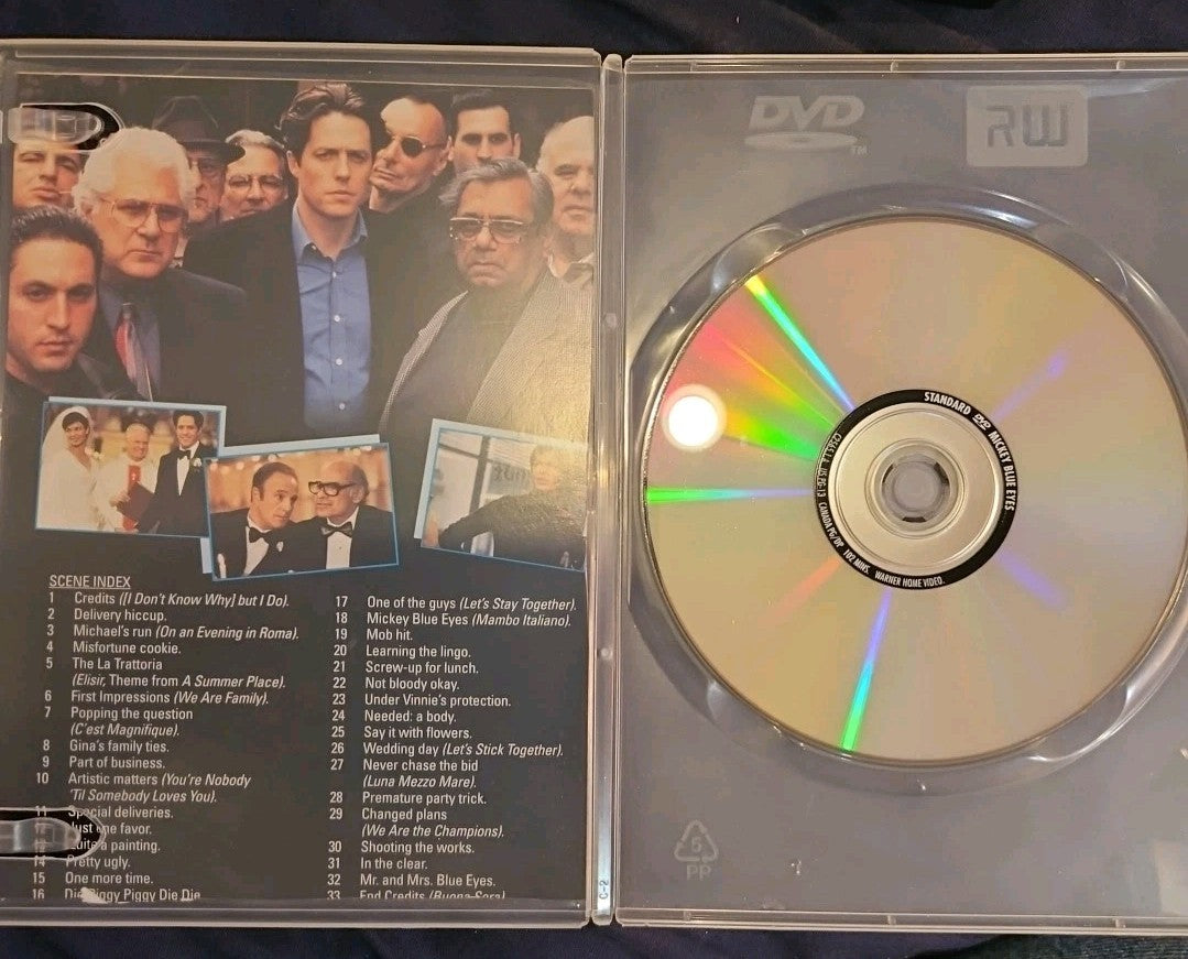 Mickey Blue Eyes (DVD) Slimcase. Cropped Sleeve.