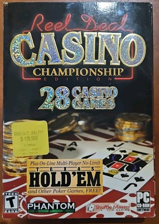 Reed Deal Casino Championshp Edition PC Game by Phantom EFX. Still Sealed